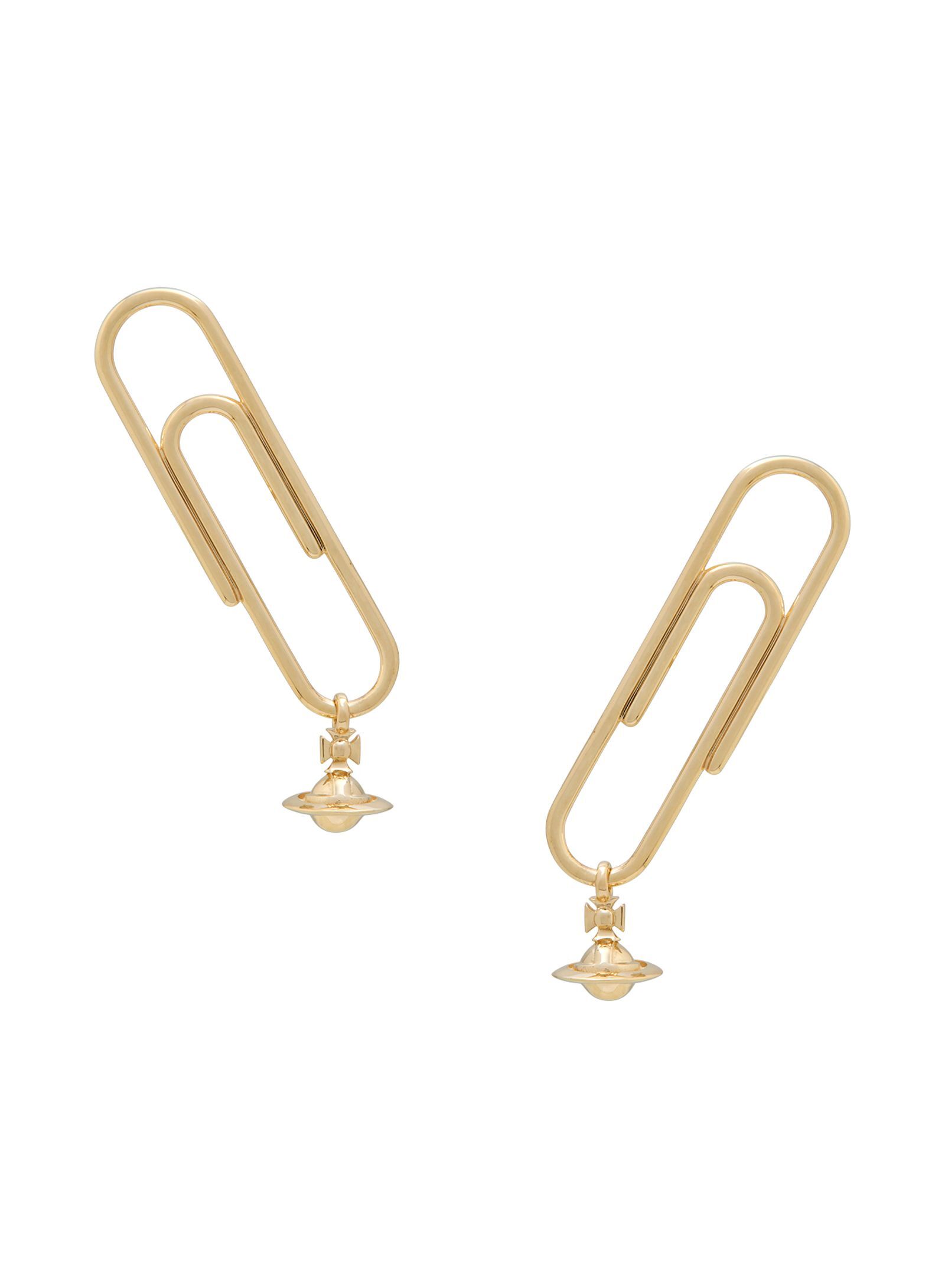 Vivienne Westwood 9K金系列　迴紋針造型配飾本季必收