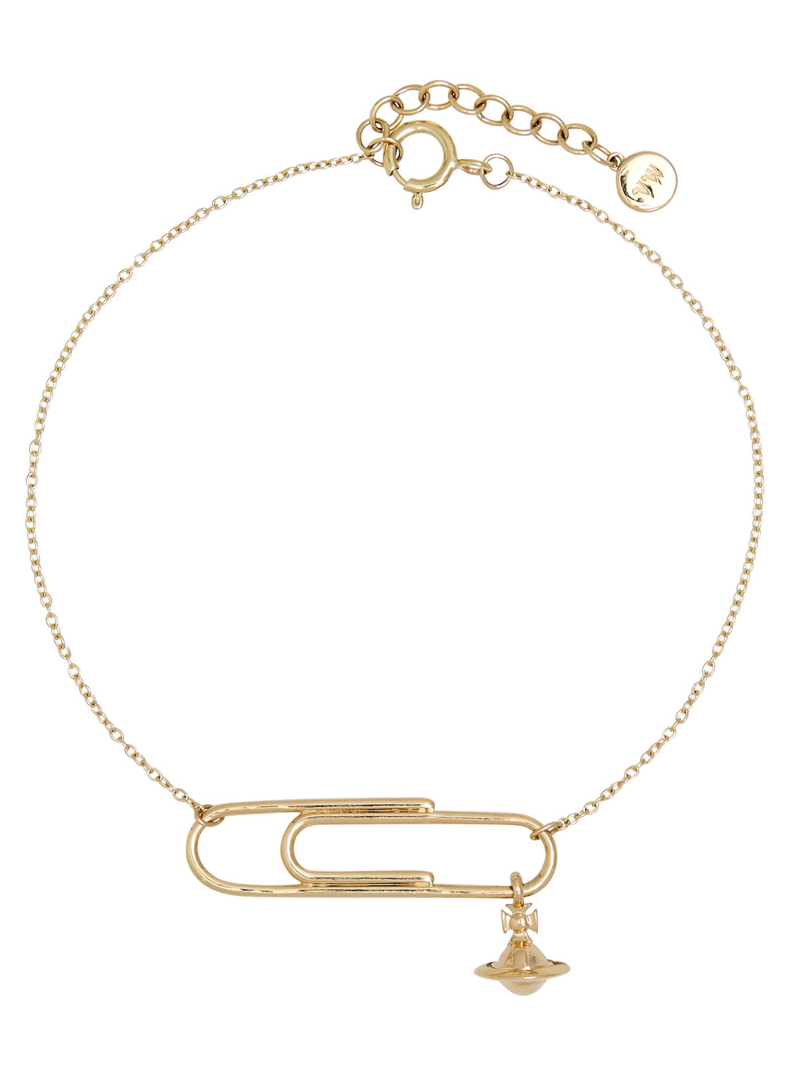 Vivienne Westwood 9K金系列　迴紋針造型配飾本季必收