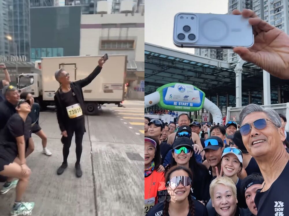 ▲▼周潤發太暖！「每天接84歲的他出門運動」風雨不改。（圖／翻攝自IG／文念中）