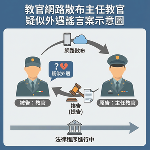 網路影射主任出軌人妻！ 前教官未獲聘校安　造謠瘋傳判賠16萬