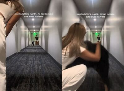 伯恩山「一個月沒見媽媽」　興奮衝刺撒嬌猛聞確認味道