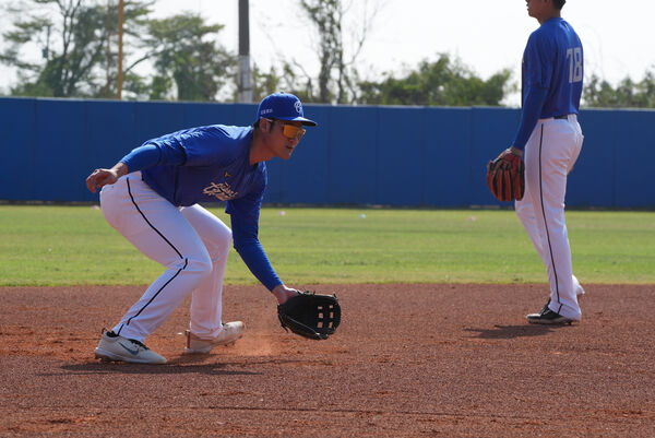 ▲馬鋼、林書逸。（圖／富邦悍將提供）