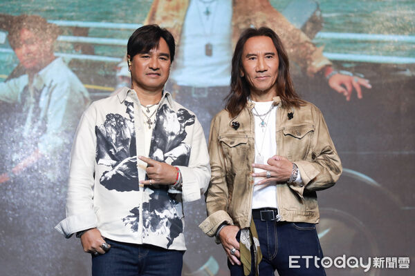 ▲▼動力火車出席「一路向前 世界巡迴演唱會 台北旗艦場」記者會。（圖／記者周宸亘攝）