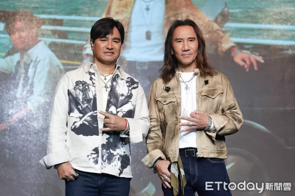 ▲▼動力火車出席「一路向前 世界巡迴演唱會 台北旗艦場」記者會。（圖／記者周宸亘攝）