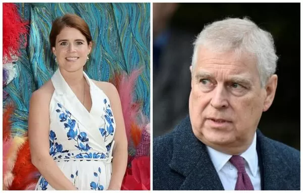 尤金尼公主（左圖）被爆已和父親安德魯前王子（右圖）全面斷絕往來。（翻攝princesseugenie IG、X@kindaintoit__）