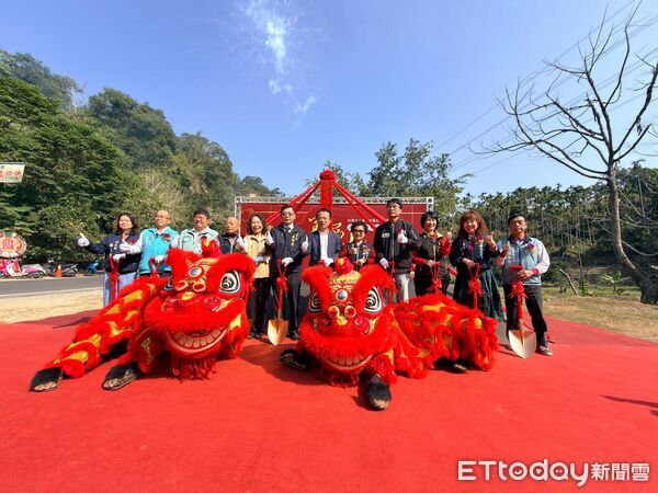 ▲▼   中埔鄉嘉182線禮成橋改建工程動土  。（圖／嘉義縣政府提供）