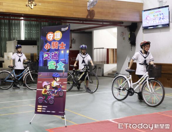 ▲縣府與學校合作推動交通安全教育，透過實作與教材，培養學生正確用路觀念。（圖／記者游瓊華翻攝）