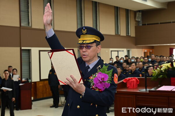 ▲▼花蓮縣警察局卸、新任局長交接典禮20日上午在縣警局親民堂舉行。（圖／花蓮縣警察局提供，下同）