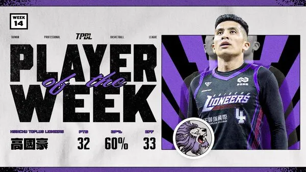 ▲高國豪單場砍下32分，勇奪TPBL職籃第14周MVP。（圖／TPBL提供）