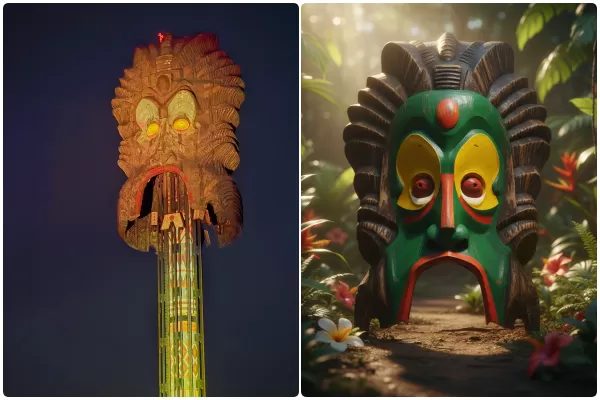 ▲六福村主題遊樂園大怒神將換新裝。（圖／翻攝自Facebook／六福村主題遊樂園）