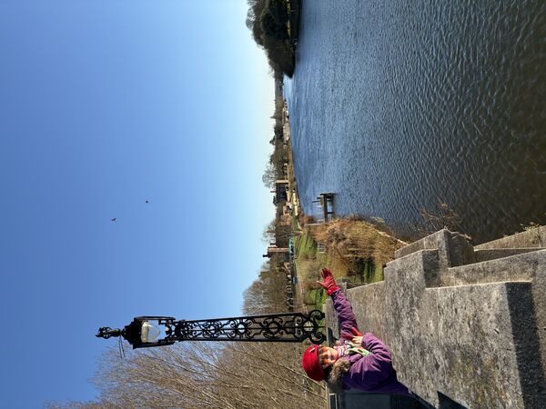 ▲白嘉莉遊英後趕回台灣。（圖／白嘉莉提供）