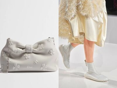 年度色「雲舞白」精品清單　Dior蝴蝶結包綁住浪漫、襪套式短靴本季新寵