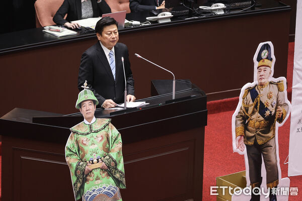 ▲立法院彈劾總統賴清德審查會，傅崐萁發言。（圖／記者林敬旻攝）