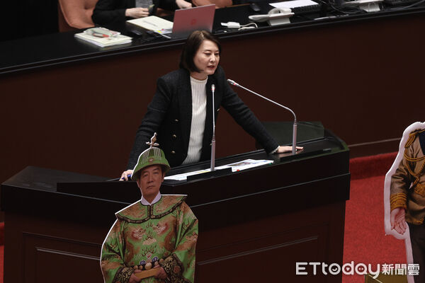 ▲王鴻薇21日在立法院彈劾總統賴清德案審查會上發言。（圖／記者林敬旻攝）