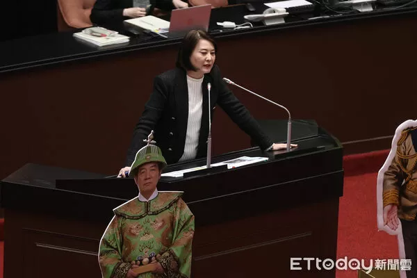 ▲王鴻薇21日在立法院彈劾總統賴清德案審查會上發言。（圖／記者林敬旻攝）