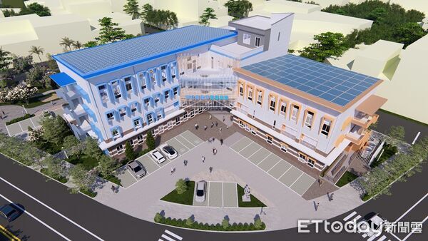 ▲新化舊果菜市場改建為衛生所暨衛福園區，21日舉行動土典禮，市長黃偉哲與各界貴賓共同見證。（記者林東良翻攝，下同）