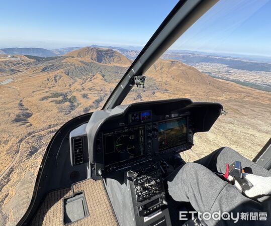 阿蘇火山直升機氣流干擾風險大　專家：出事恐像陀螺般墜落