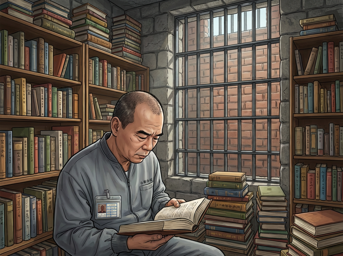 「最勤學死囚」藏書超過2萬冊 陳文魁求再審遭駁回