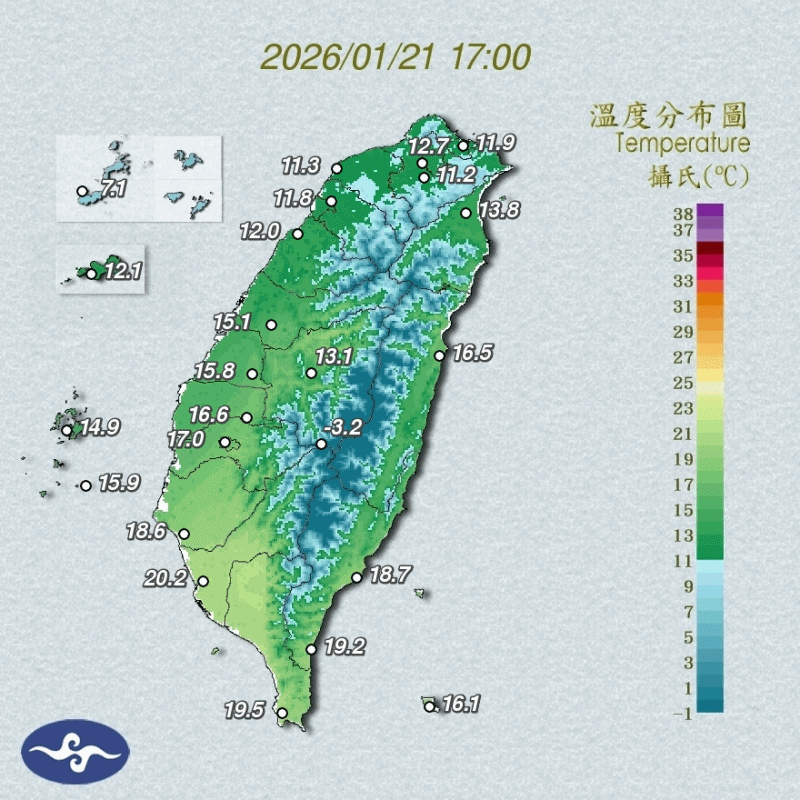 ▲▼             。（圖／中央氣象署）