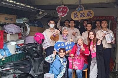 陪伴長者溫馨過年　桃園「替代役公益大使團」服務啟動