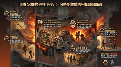 基隆2死惡火時間序一次看　消防隊長3進火場殉職