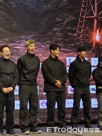 ▲《生存王2》殺青記者會金鍾國。（圖／記者葉文正攝）