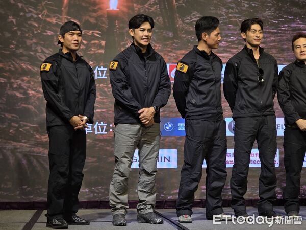 ▲《生存王2》殺青記者會金鍾國。（圖／記者葉文正攝）