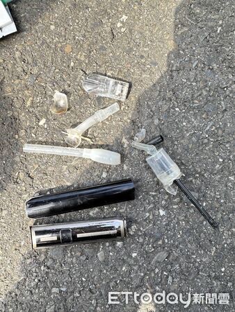 ▲33歲汪姓男子吸電子毒煙發生全身顫抖狀況異常，台南市警一分局警方據報查獲，在逮捕過程中汪嫌反抗造成員警受傷。（圖／記者林東良翻攝，下同）