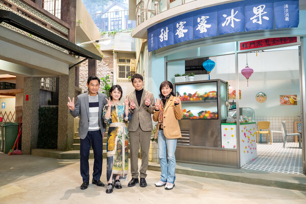 ▲《大愛街二巷》嚴正嵐、侯彥西、柯素雲、夏靖庭。（圖／大愛提供）