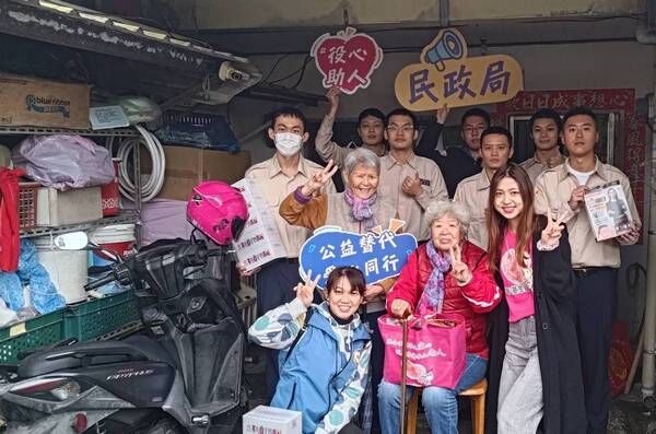 ▲桃園「替代役公益大使團」服務啟動