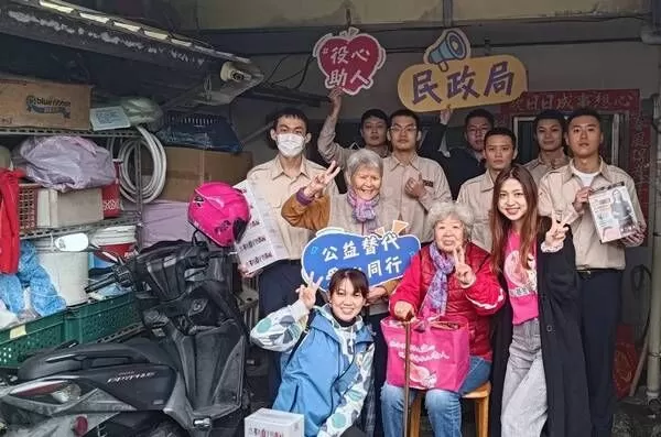 ▲桃園「替代役公益大使團」服務啟動