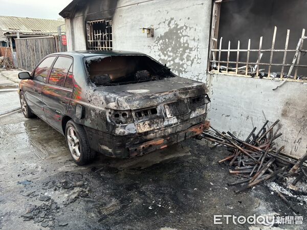 ▲▼台南豬舍火警。（圖／記者林東良翻攝）