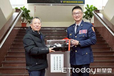 台積電供應商捐贈新竹警局巡邏車　挹注基層警安全值勤