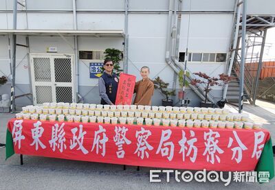 寒冬送粥暖警心　佛光會一碗臘八粥致敬枋警365天守護