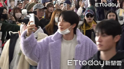 直擊／SJ抵高雄500人接機！粉絲現場討「紅包拿來」　始源衝上前了