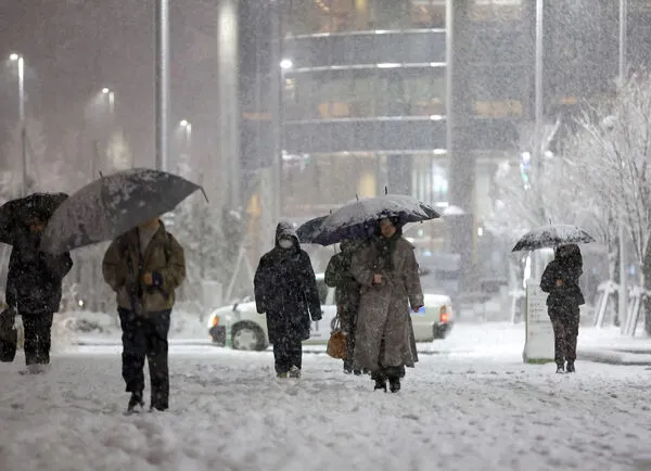 ▲▼日本金澤市大雪。（圖／達志影像／美聯社）