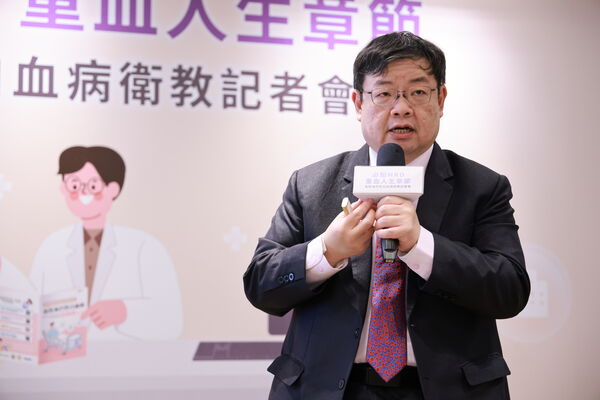 ▲▼柯博升理事長提醒急性淋巴性白血病(ALL)病程快速，應及早治療。（圖／癌症希望基金會提供）