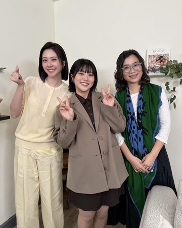 ▲焦凡凡登上張景嵐的Podcast節目。（圖／menomeno X 人類圖畫館提供）