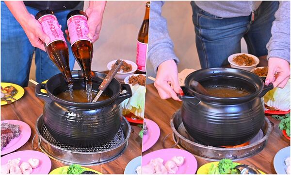 ▲▼九霸碳燒薑母鴨。（圖／部落客橘子狗愛吃糖授權提供）