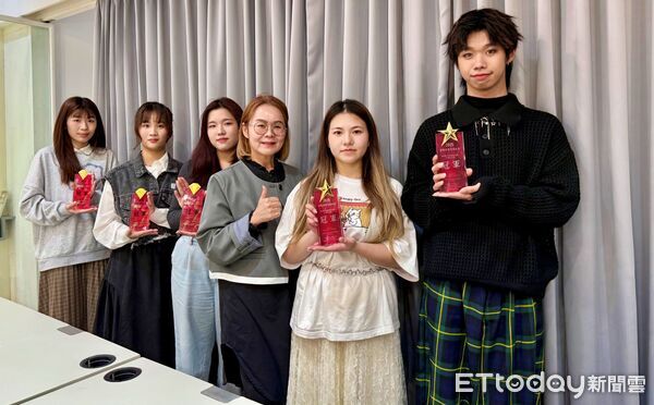 ▲▼弘光科大在全球髮藝菁英大賞中，制霸全場奪四冠。（圖／弘光科大提供，下同）