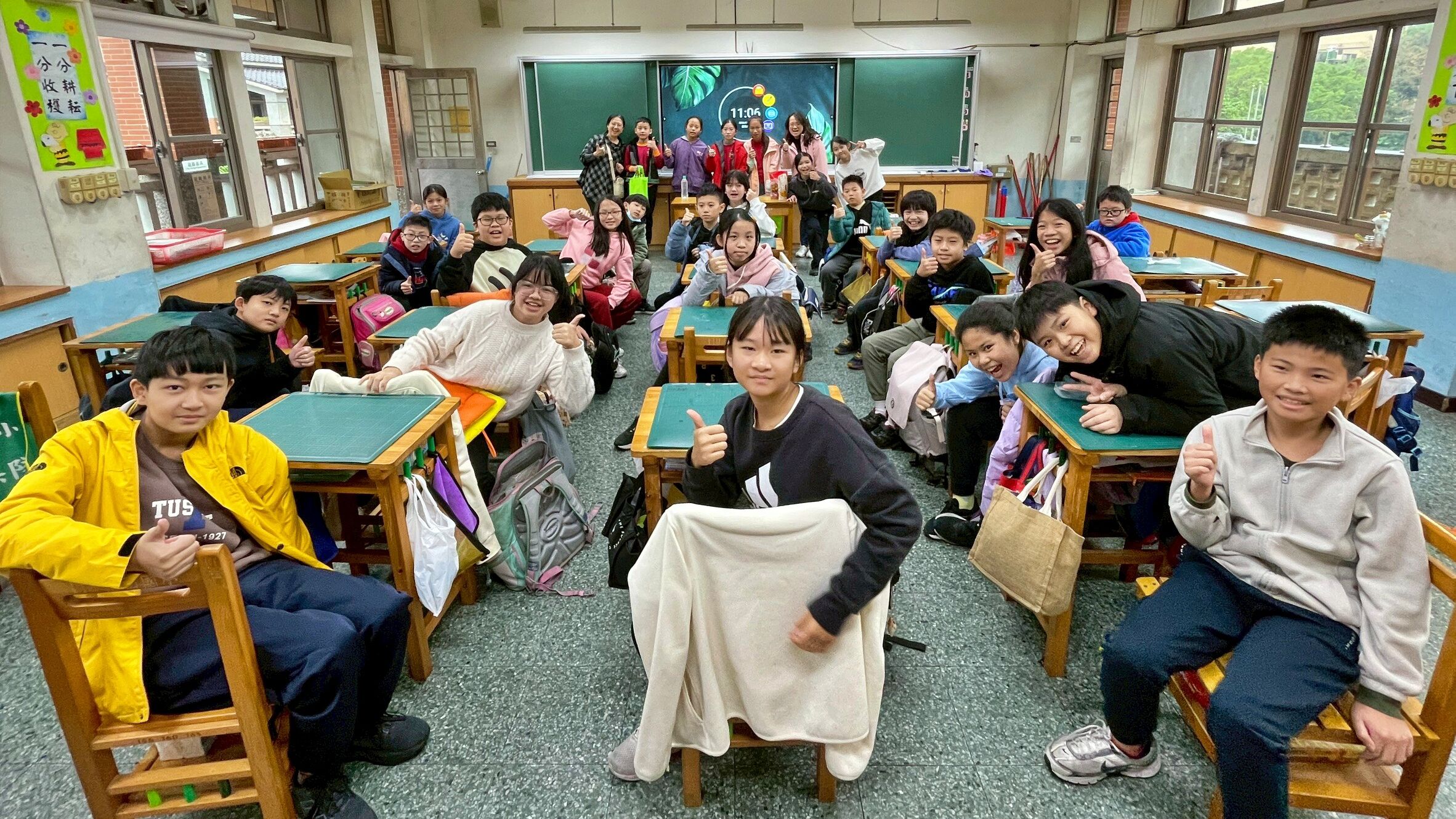 ▲全台唯二同名「金山國小」首度相會。（圖／新北市金山國小提供）