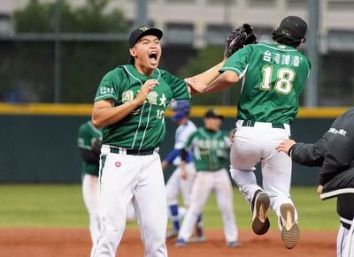 黃玠瀚大專棒球聯賽4強後援勝