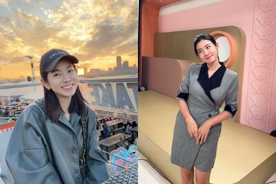 米可白雨天騎車慘摔「整個人飛出去」　媽見傷照驚嘆：太會飛了吧