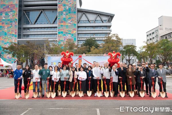 ▲▼ 嘉義市市民中心北棟大樓統包工程動土 黃敏惠市長：迎接城市發展全新里程碑  。（圖／嘉義市政府提供）