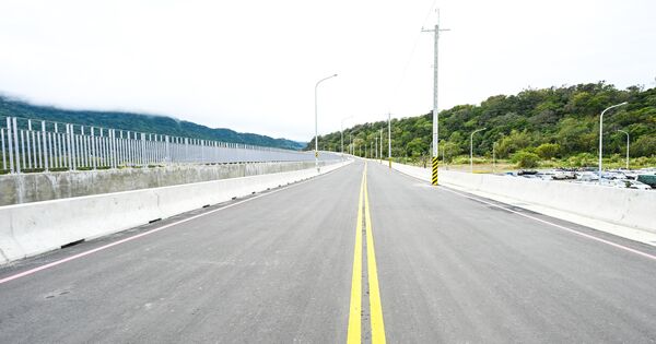 ▲大嵙崁清淤輸送系統道路今天正式通車。（圖／市府新聞處提供）