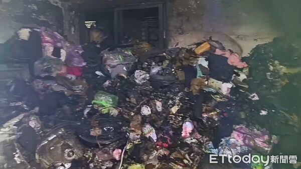 ▲▼       安樂區樂利三街住宅火警救災說明      。（圖／記者郭世賢翻攝）