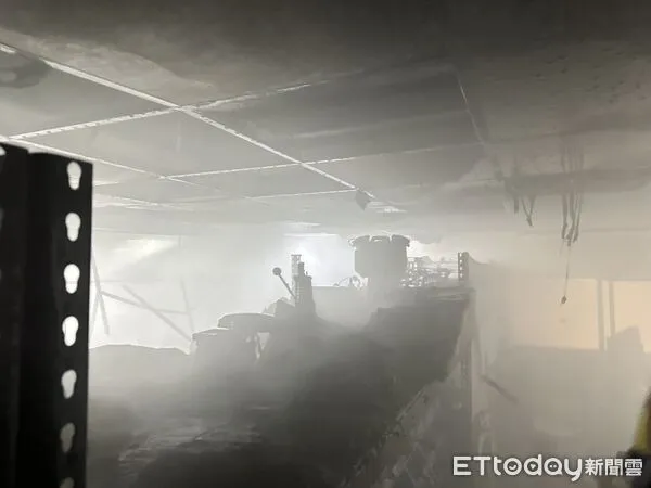 ▲▼台南市歸仁區國家科學及技術委員會人工智慧產業專區—資安暨智慧科技研發大樓火警。（圖／記者林東良翻攝）