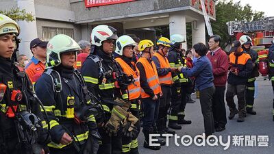 春節前加強地震火災搶救演練　饒慶鈴肯定救災戰力籲用火用電安全