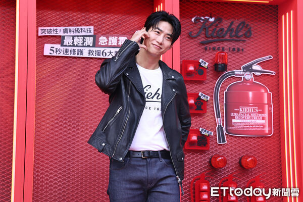 玉澤演現身信義區粉絲爆棚　曝台中拍戲秘辛、直言「保濕好重要」