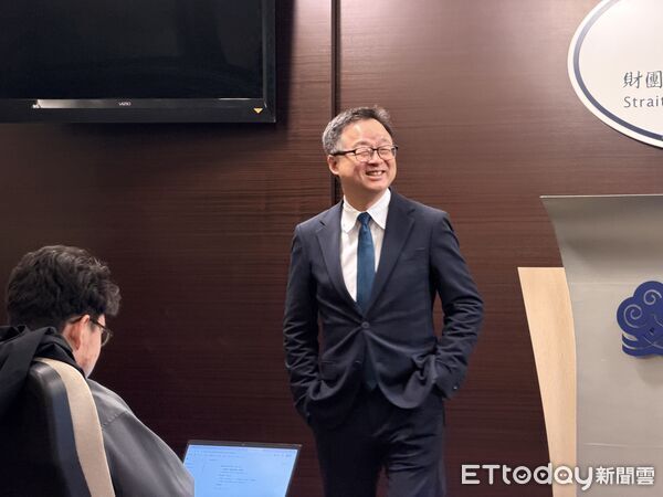 ▲▼海基會秘書長羅文嘉。（圖／記者蔡紹堅攝）
